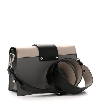 Prada City Calf Ribbon Bag Black Pomice 2 of 8