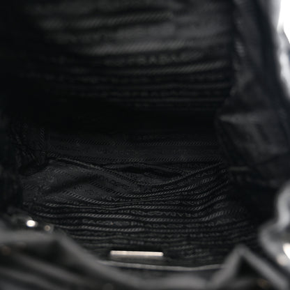 Prada Tessuto Nylon Saffiano Small Backpack Black 5 of 12