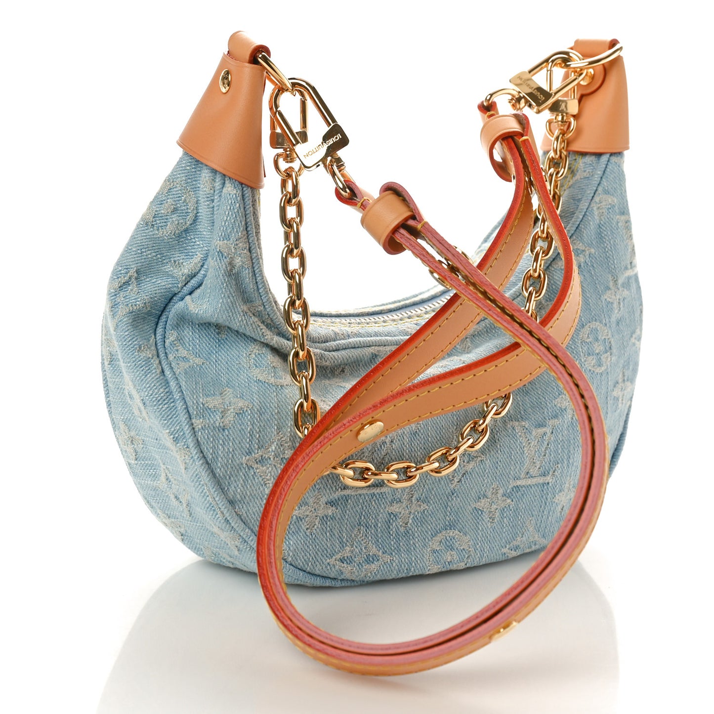 Monogram Denim Loop Sky Denim