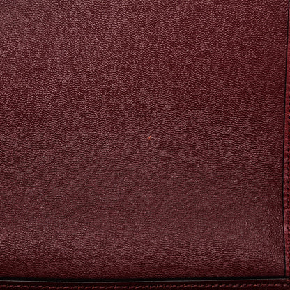 Celine Shiny Smooth Calfskin Medium Frame Shoulder Bag Red Navy 8 of 10