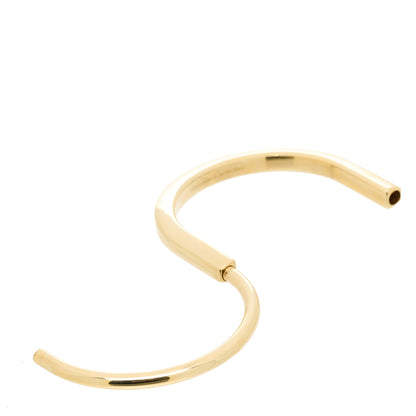 Tiffany 18K Yellow Gold Tiffany Lock Bangle Bracelet 3 of 5