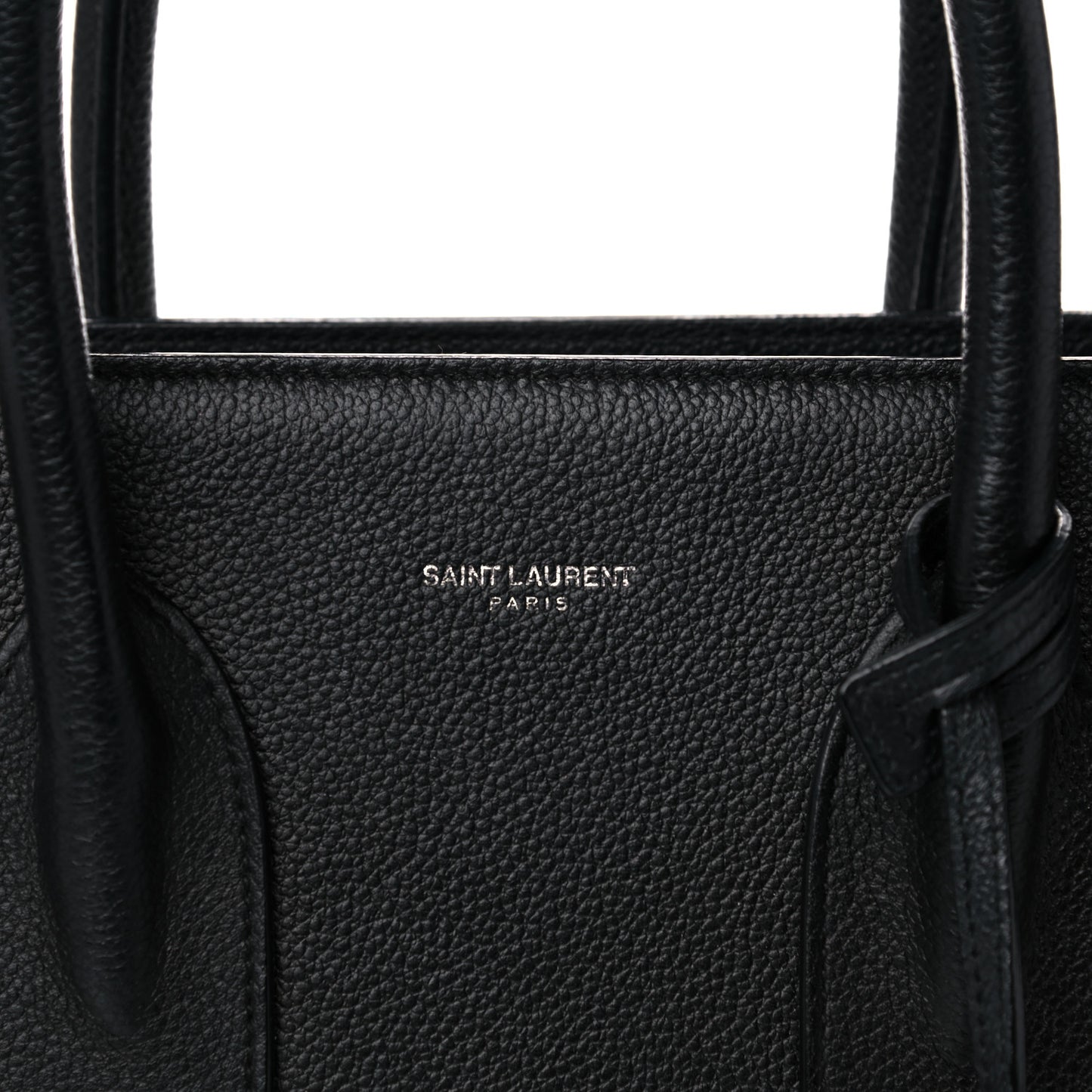 Grained Calfskin Small Sac De Jour Black