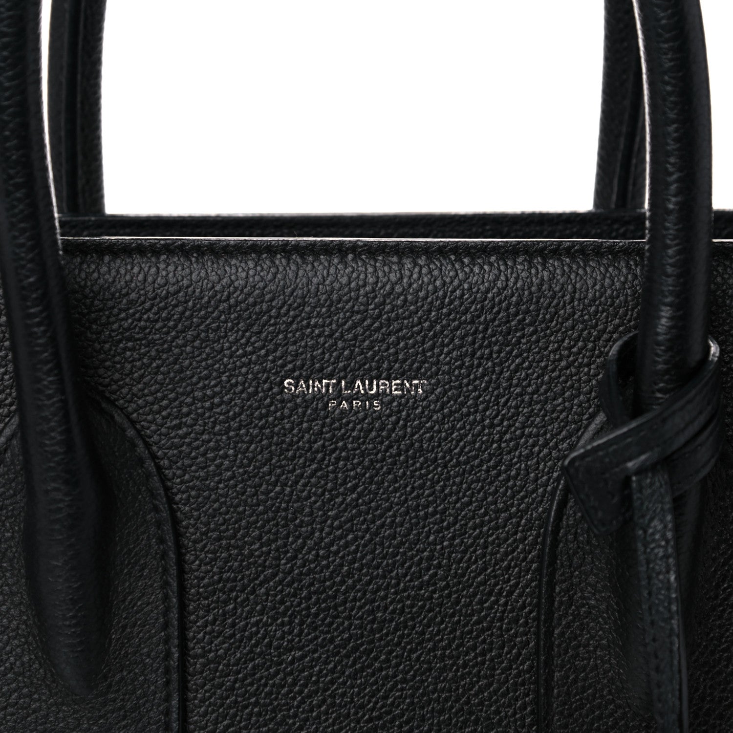 Saint Laurent Grained Calfskin Small Sac De Jour Black 14 of 15