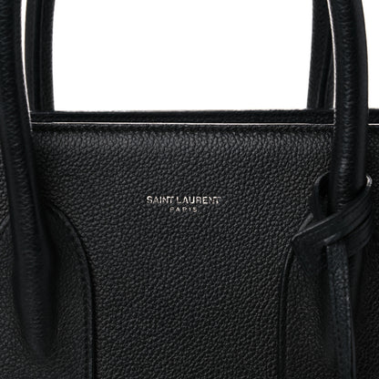 Saint Laurent Grained Calfskin Small Sac De Jour Black 14 of 15