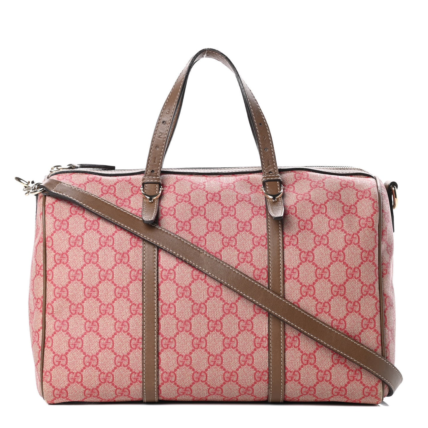 GG Supreme Monogram Medium Nice Boston Red