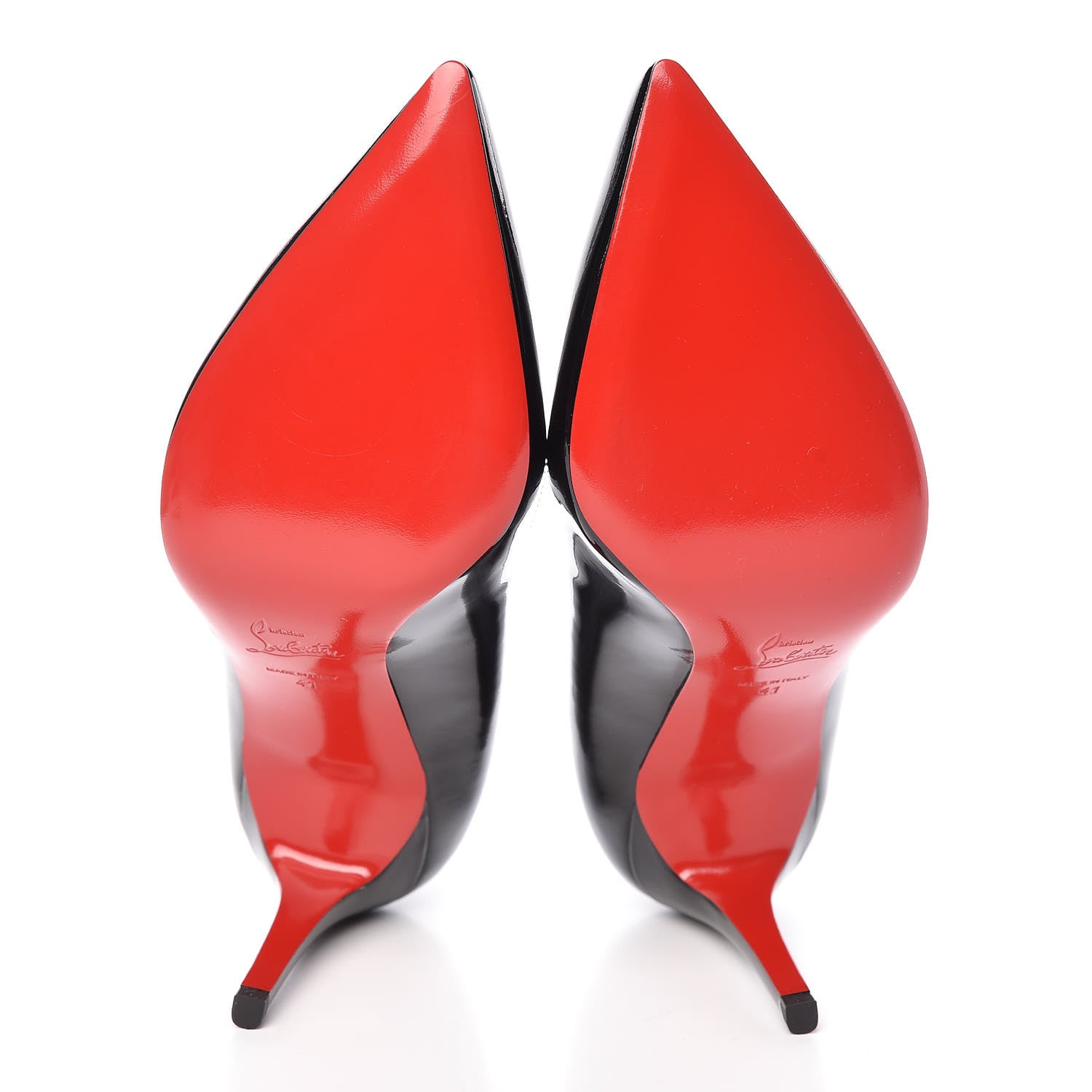 Christian Louboutin Patent Pigalle 85 Pumps 41 Black 5 of 8