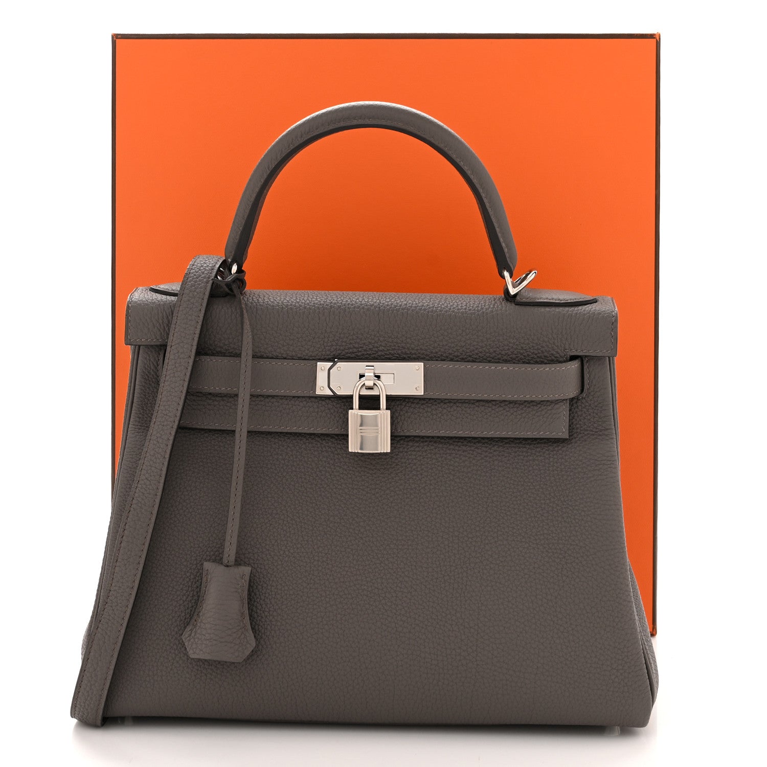 Hermes Togo Kelly Retourne 28 Etain 12 of 12