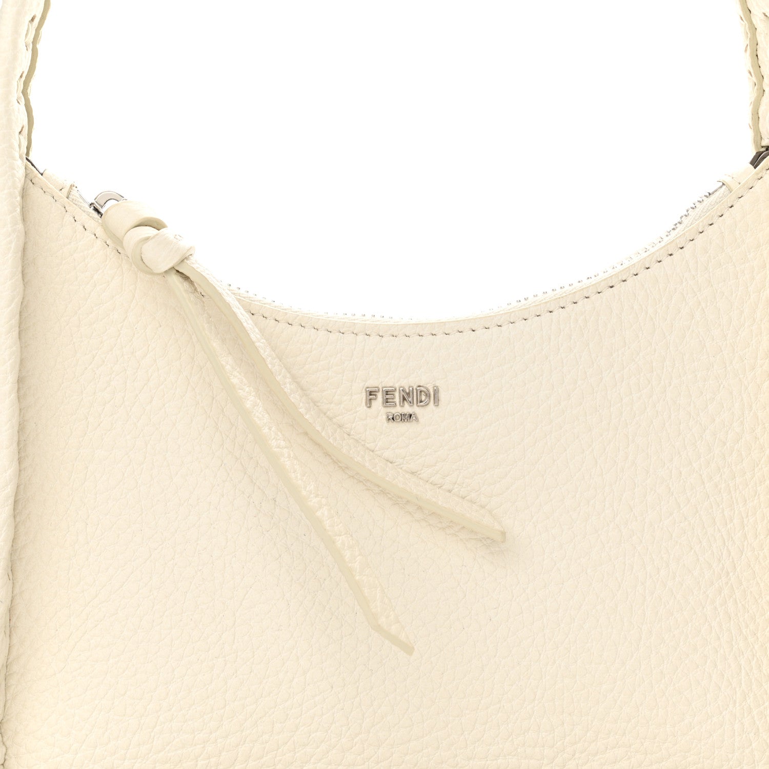 Fendi Cuoio Roma Sellerissima Nappa Sintetica Tape Stitch Mini Fendessence Shoulder Bag White 8 of 12