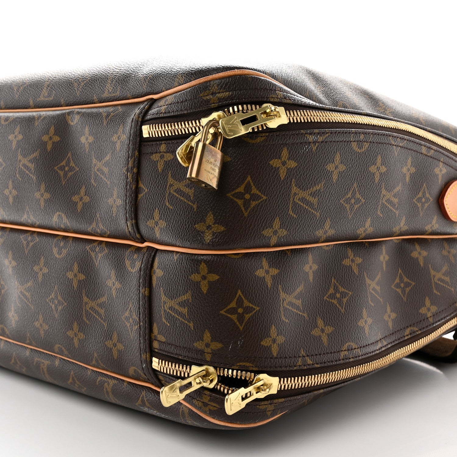 Louis Vuitton Monogram Alize 2 Compartment Luggage Travel Bag 10 of 39