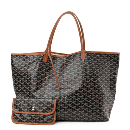 Goyard Goyardine Saint Louis GM Black Gold 1 of 10