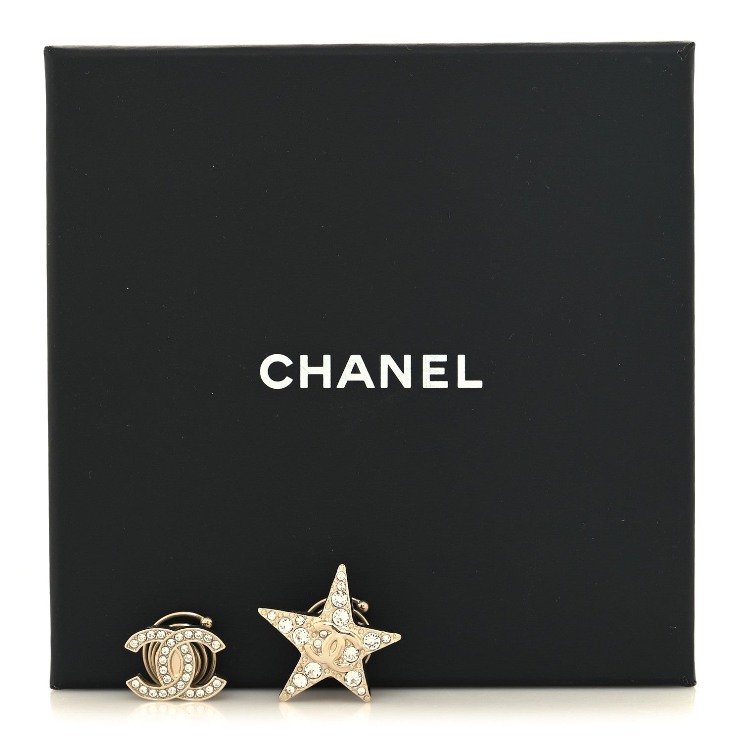 Chanel Crystal CC Star Hair Accessory Set Gold 5 of 5
