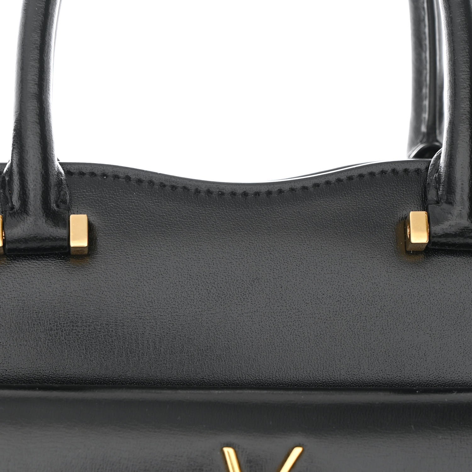 Saint Laurent Shiny Calfskin Small Uptown Tote Black 8 of 10
