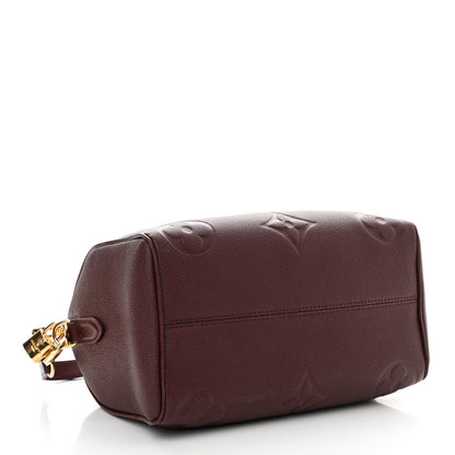 Louis Vuitton Empreinte Monogram Giant Speedy Bandouliere 25 Wine 4 of 9