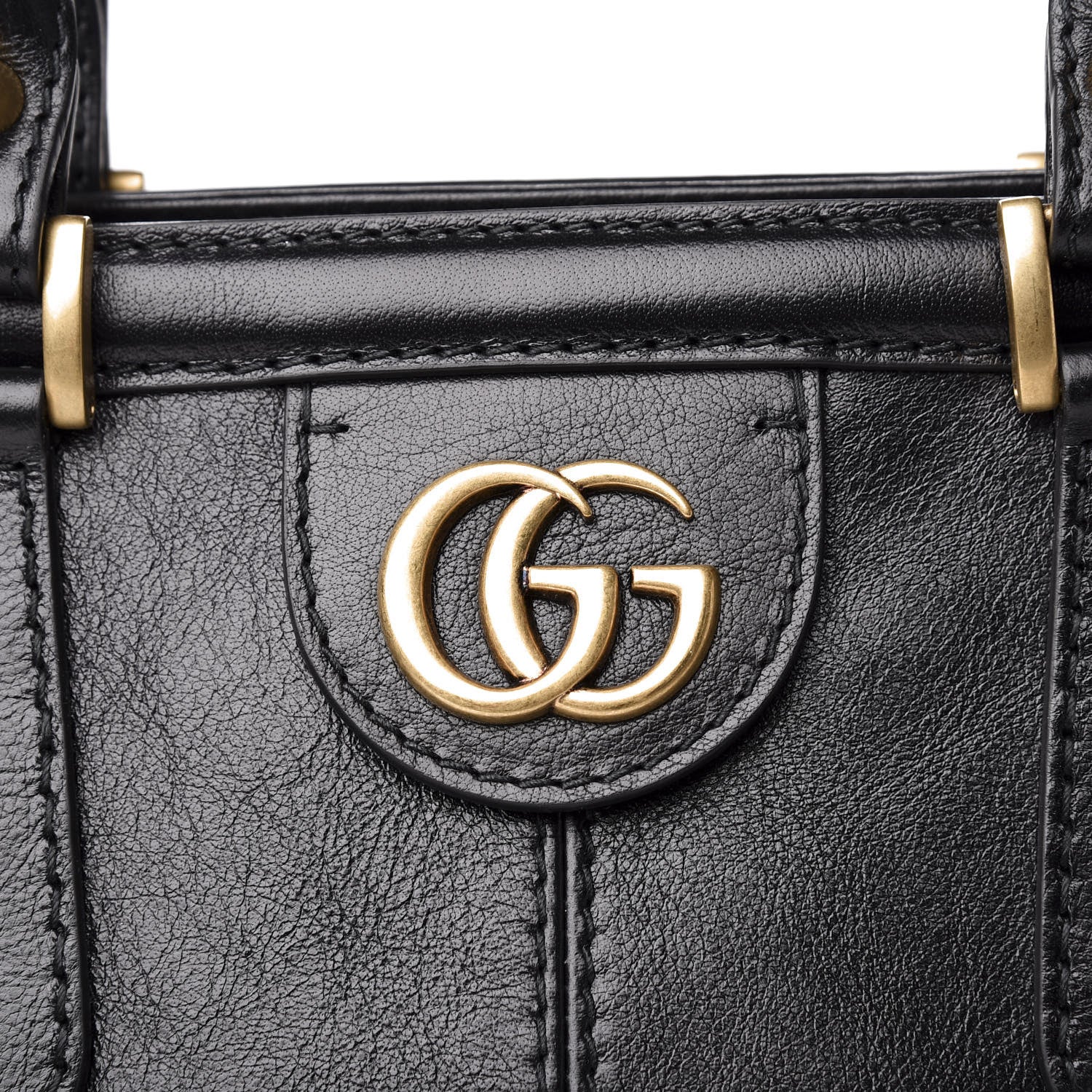 Gucci Calfskin Large Re(Belle) Top Handle Bag Black 10 of 10