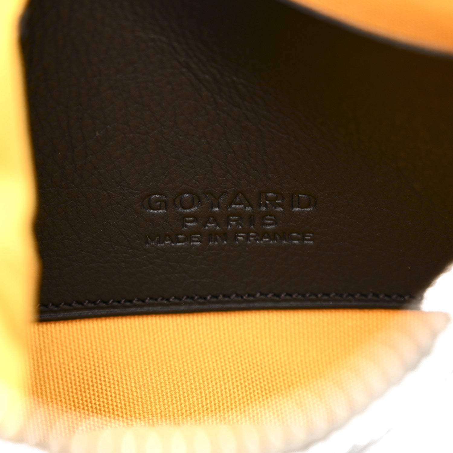 Goyard Goyardine Mini Senat Pochette Black Gold 6 of 8