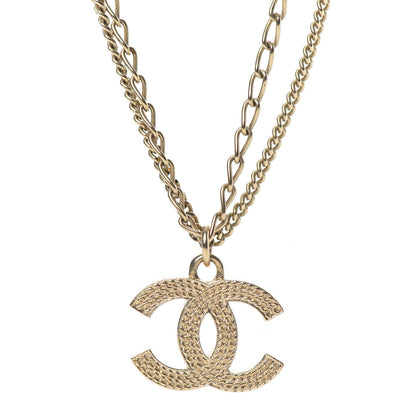 Chanel CC Multi Strand Chain Necklace Gold 4 of 4