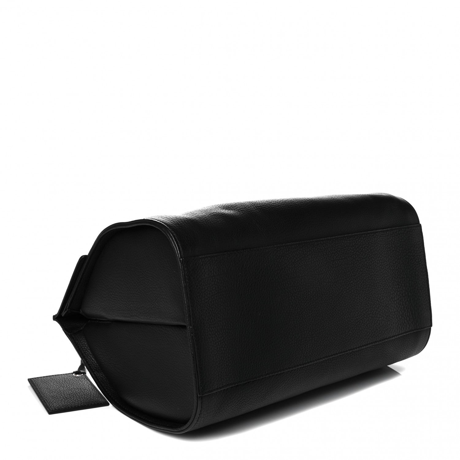 Balenciaga Grained Calfskin M Tube Round Tote Black 3 of 7