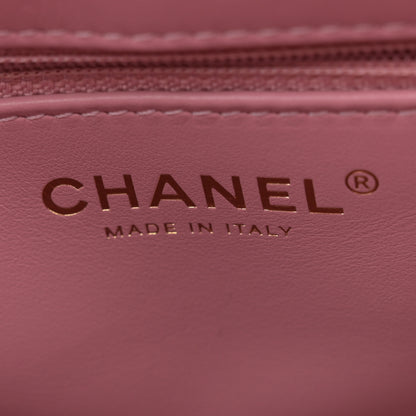 Chanel Tweed Quilted Nano Kelly Shopper Pink 6 of 12
