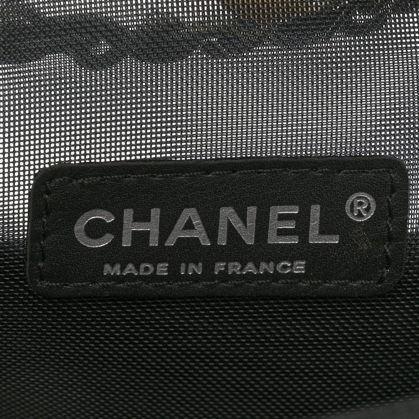 Mesh Paillette Sequin Flap Black