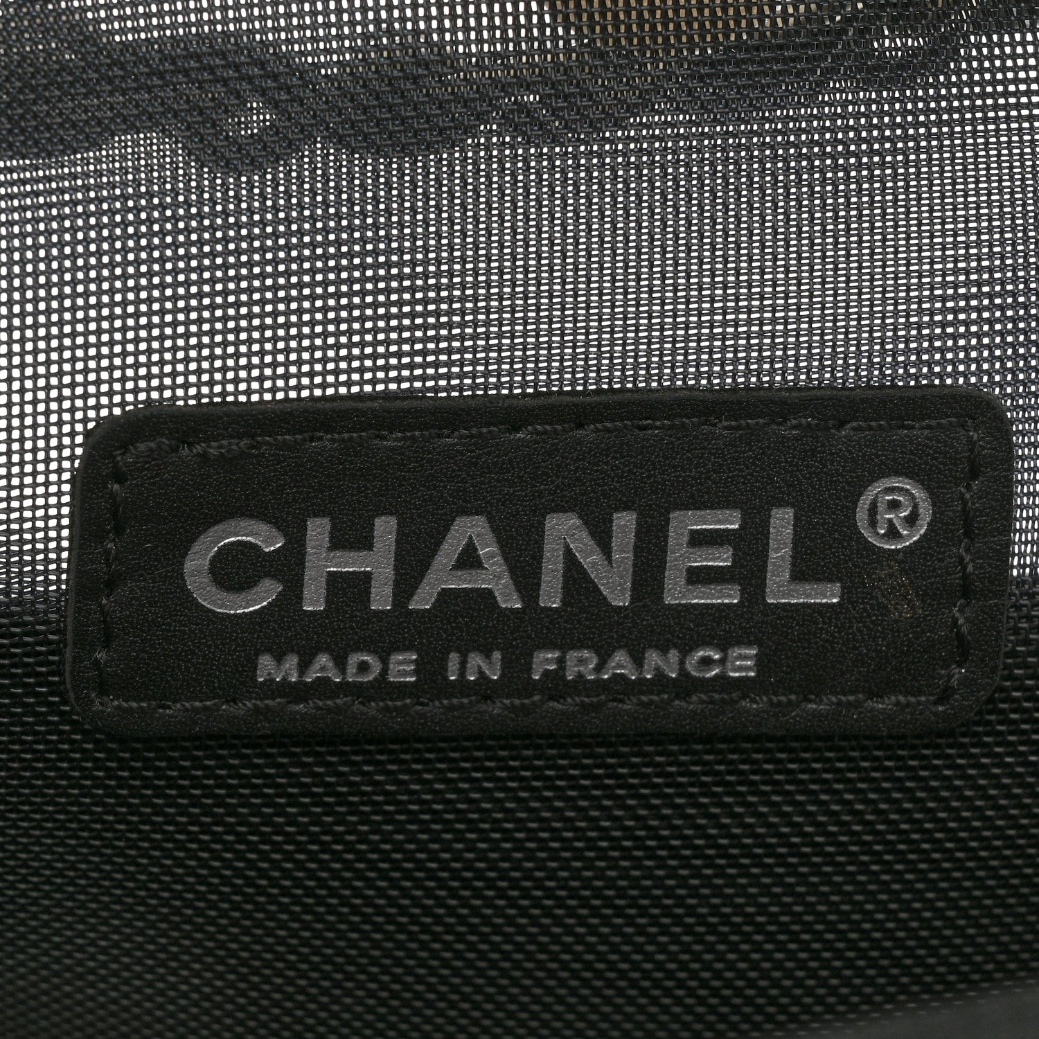Chanel Mesh Paillette Sequin Flap Black 6 of 10