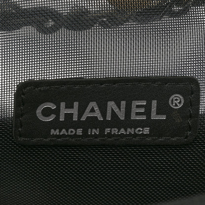 Chanel Mesh Paillette Sequin Flap Black 6 of 10
