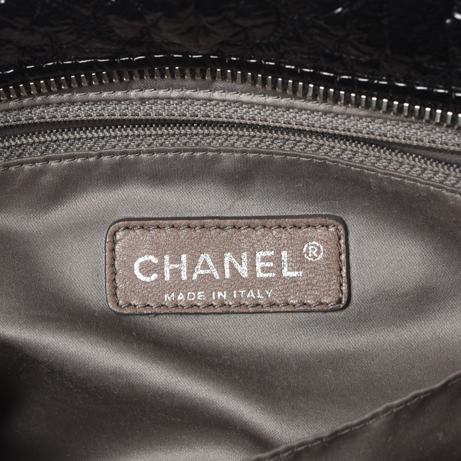 Chanel Vinyl Rock in Moscow Tote Black 6 of 13