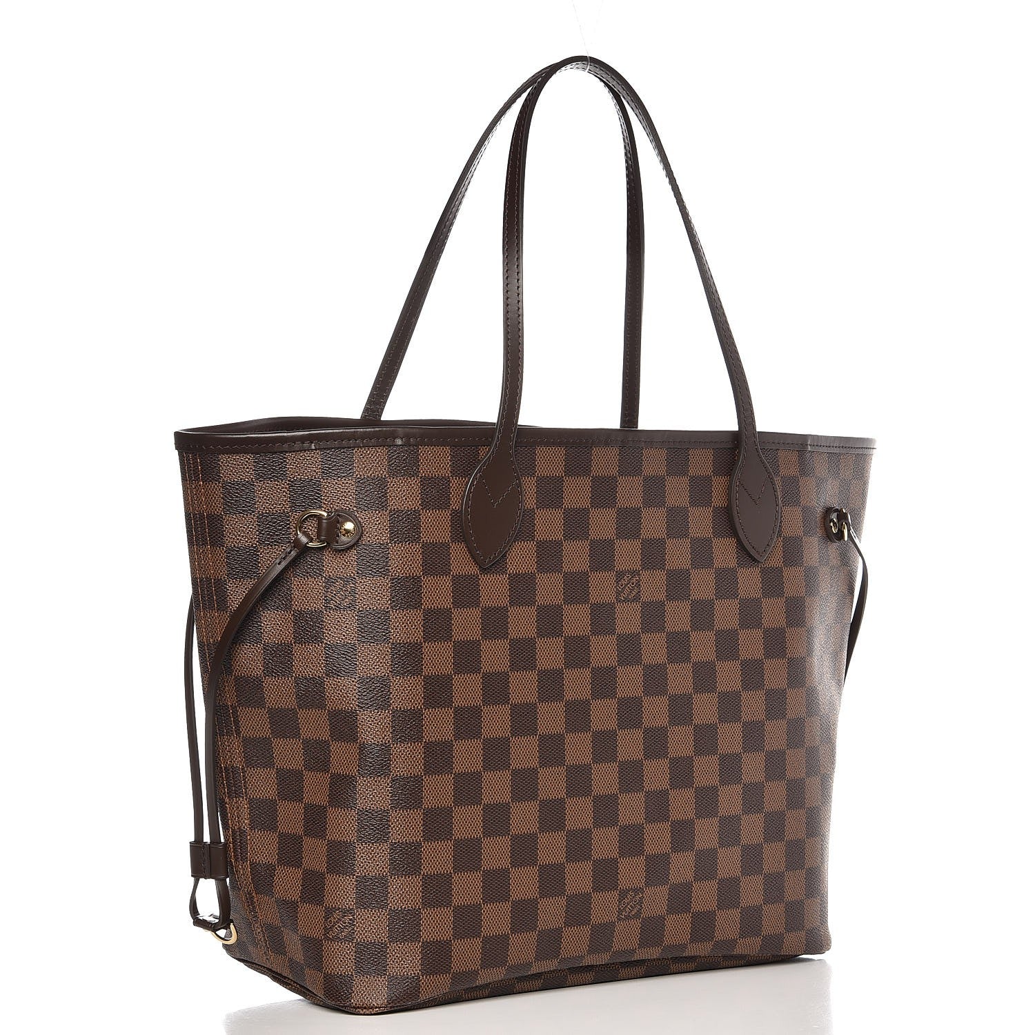 Louis Vuitton Damier Ebene Neo Neverfull MM Rose Ballerine 4 of 13