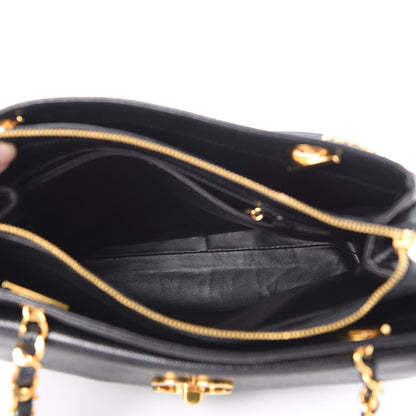 Chanel Caviar Flap Shoulder Bag Black 7 of 8
