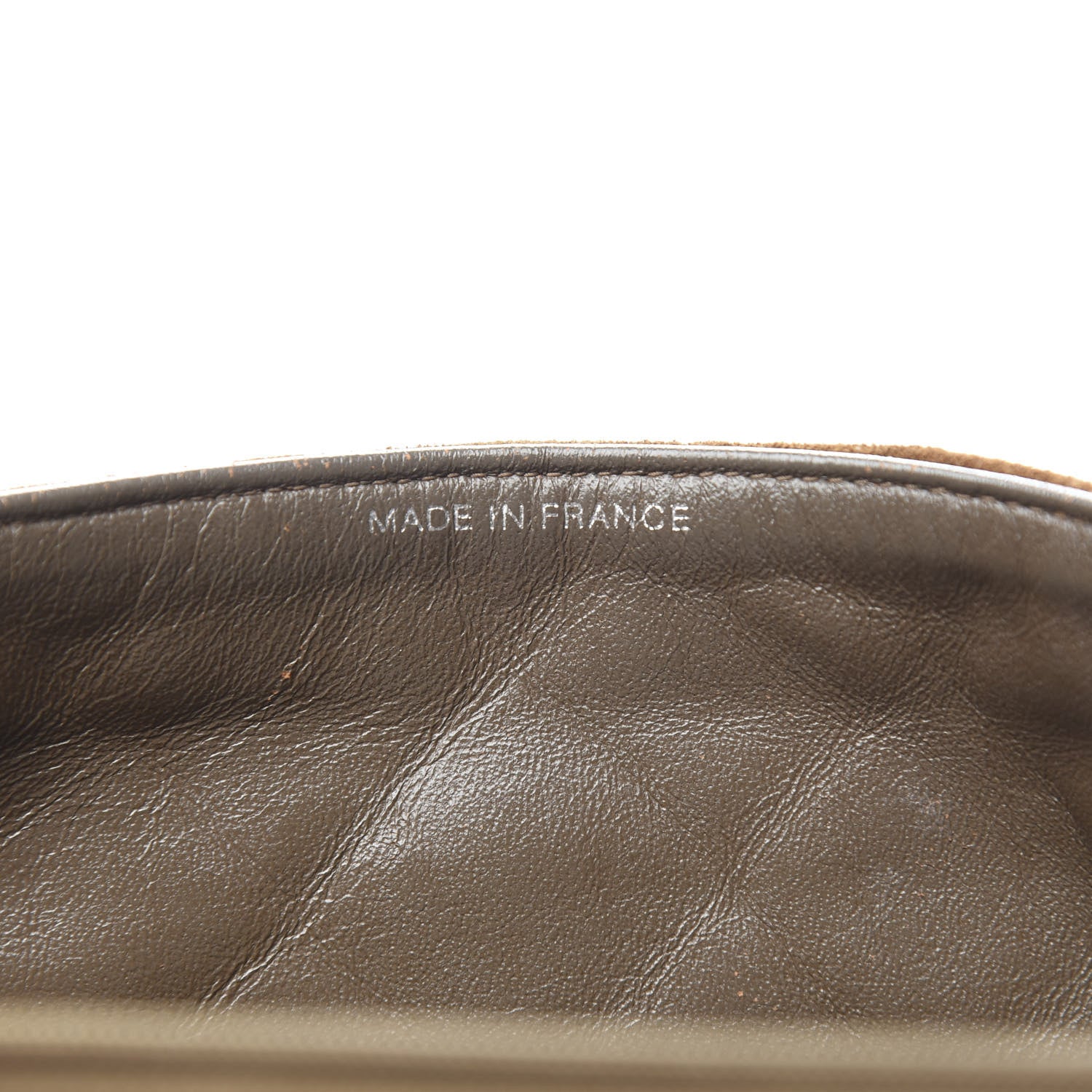 Chanel Suede Quilted Shoulder Flap Bag Brown 7 of 12