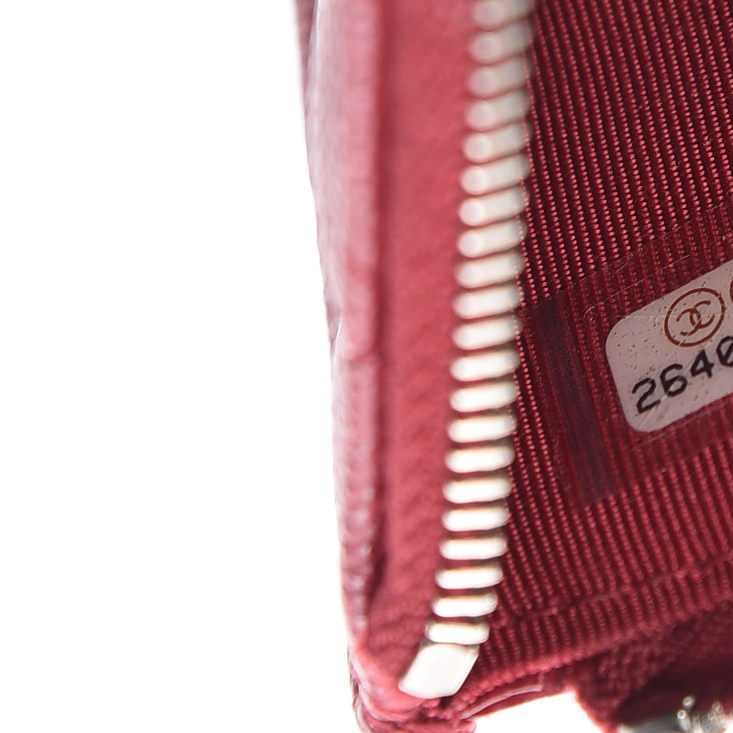 Caviar Quilted Classic Zip Pouch Pink