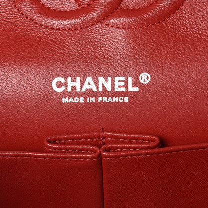 Chanel Lambskin Quilted Medium Double Flap Red 6 of 14