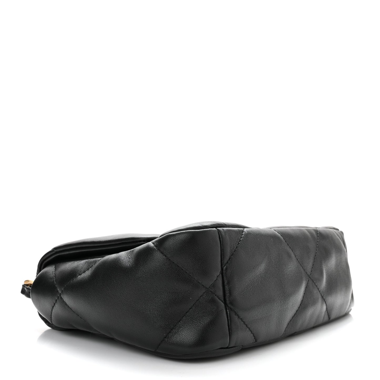 Lambskin Quilted Medium Chanel 19 Flap Black
