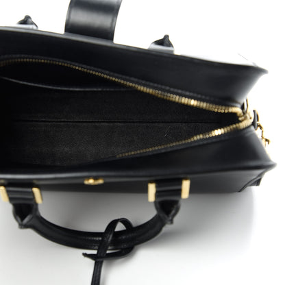 Saint Laurent Calfskin Monogram Baby Cabas Black 5 of 10