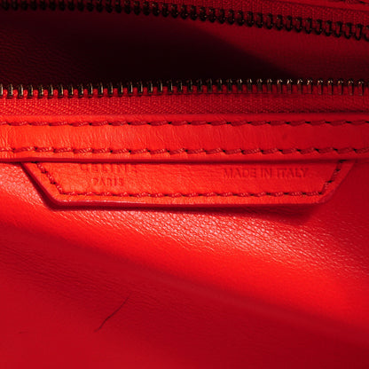 Celine Smooth Calfskin Shoulder Luggage Fluo Orange 10 of 11
