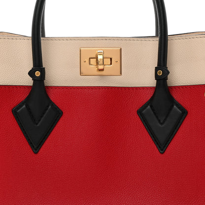 Louis Vuitton Calfskin Monogram On My Side Pirate Red 7 of 12