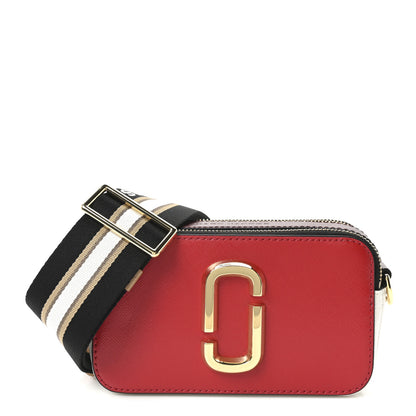 Marc Jacobs Saffiano Small Snapshot Camera Bag Red Multicolor 1 of 9