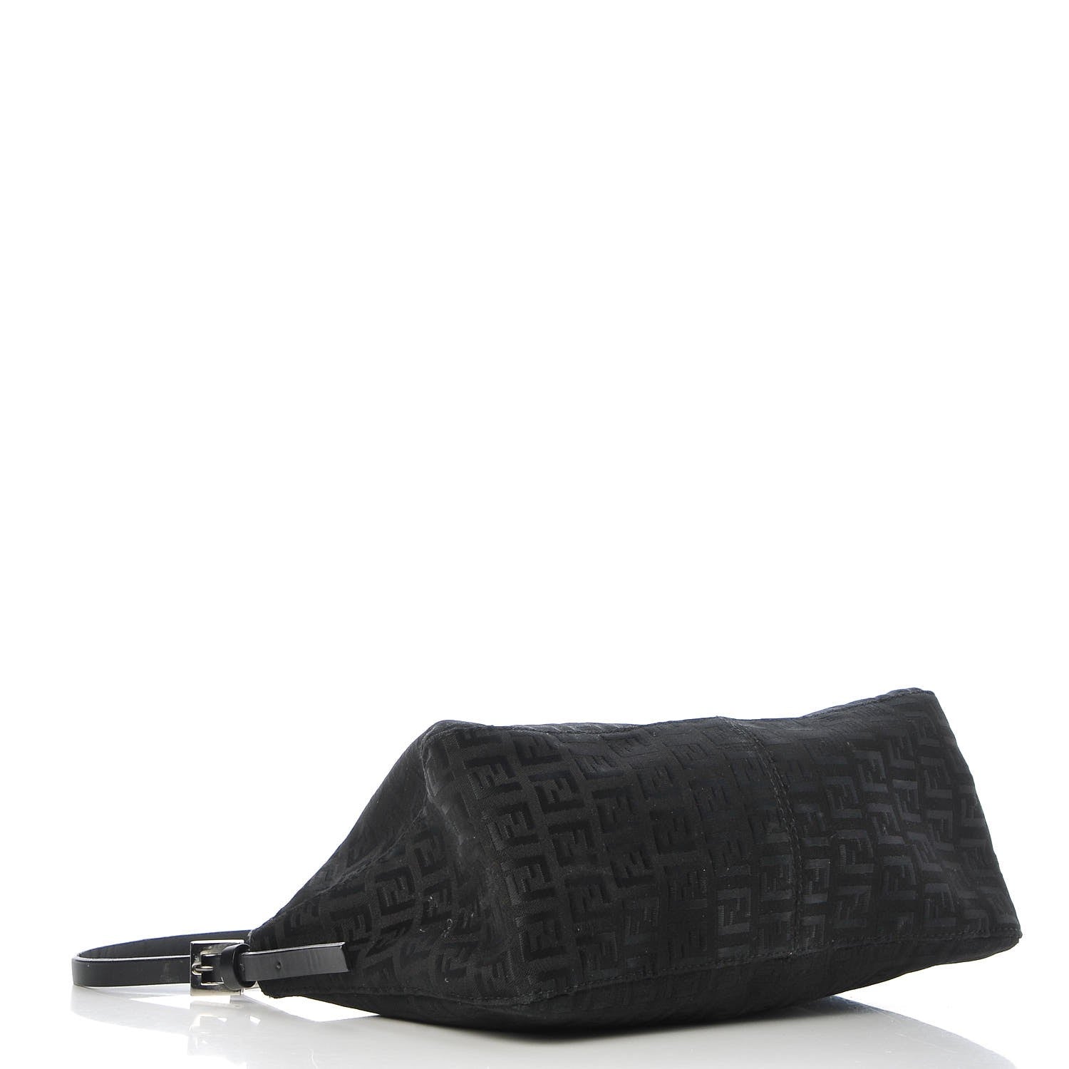 Fendi Zucchino Small Shoulder Bag Black 5 of 7