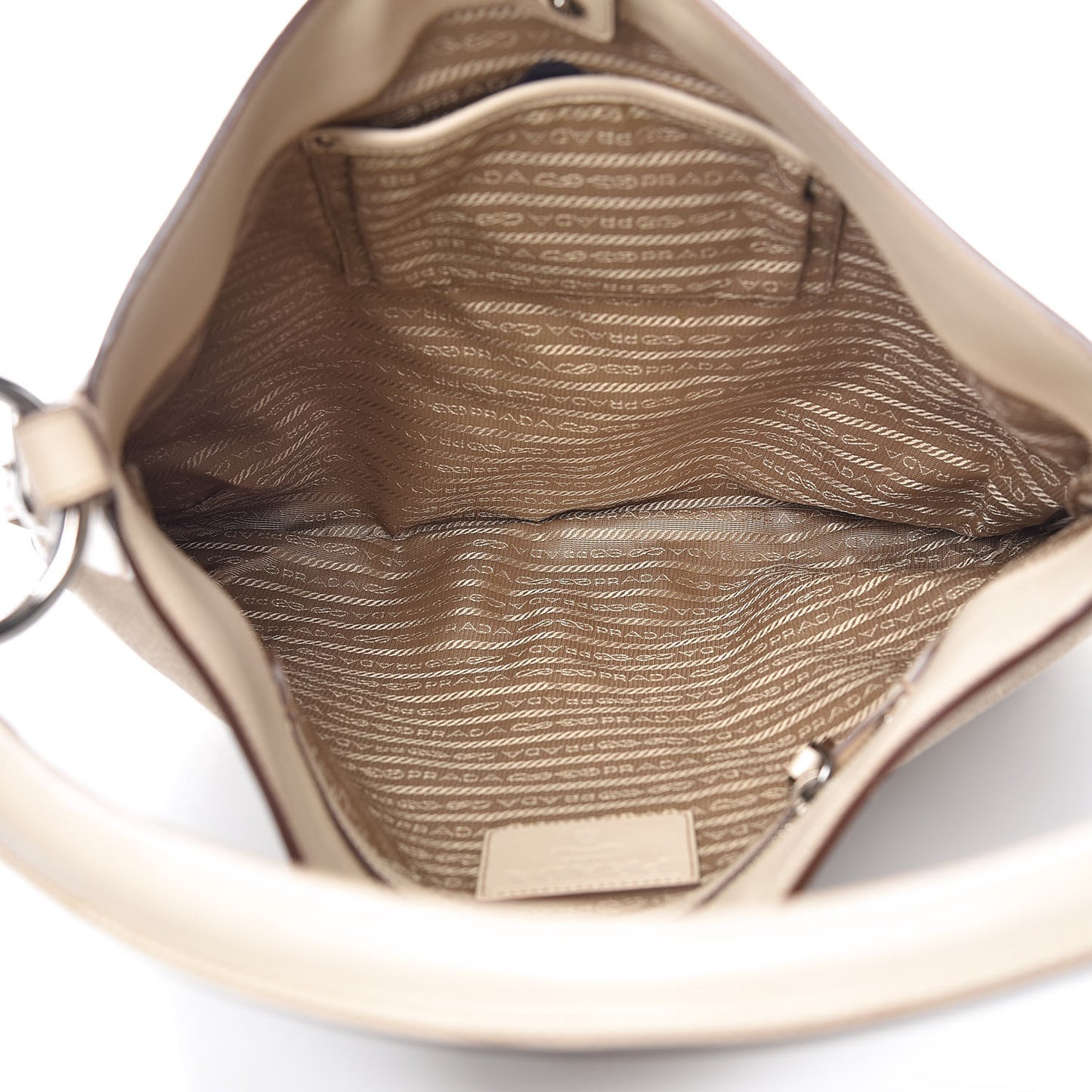 Jacquard Logo Shoulder Bag Corda Cera