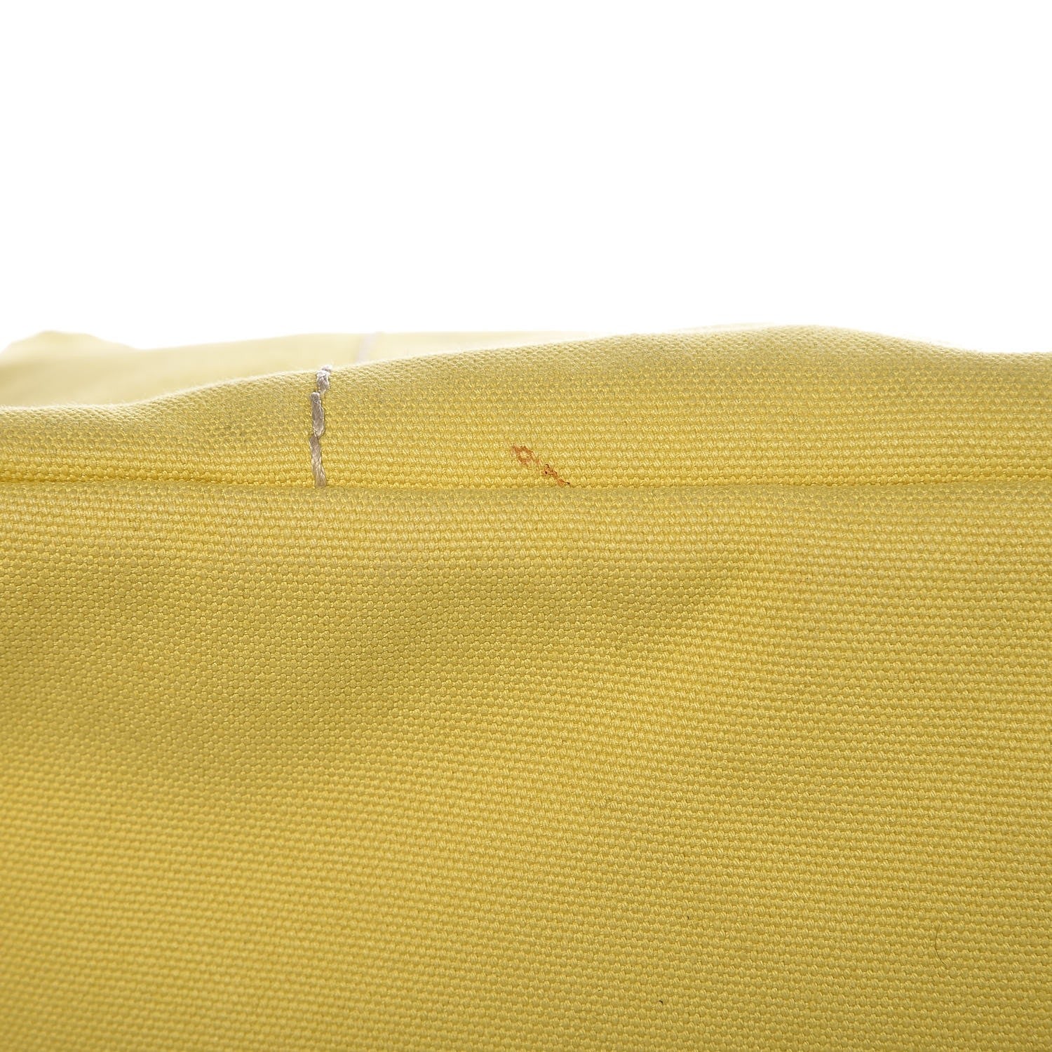 Prada Canvas Canapa Logo Tote Yellow 12 of 14