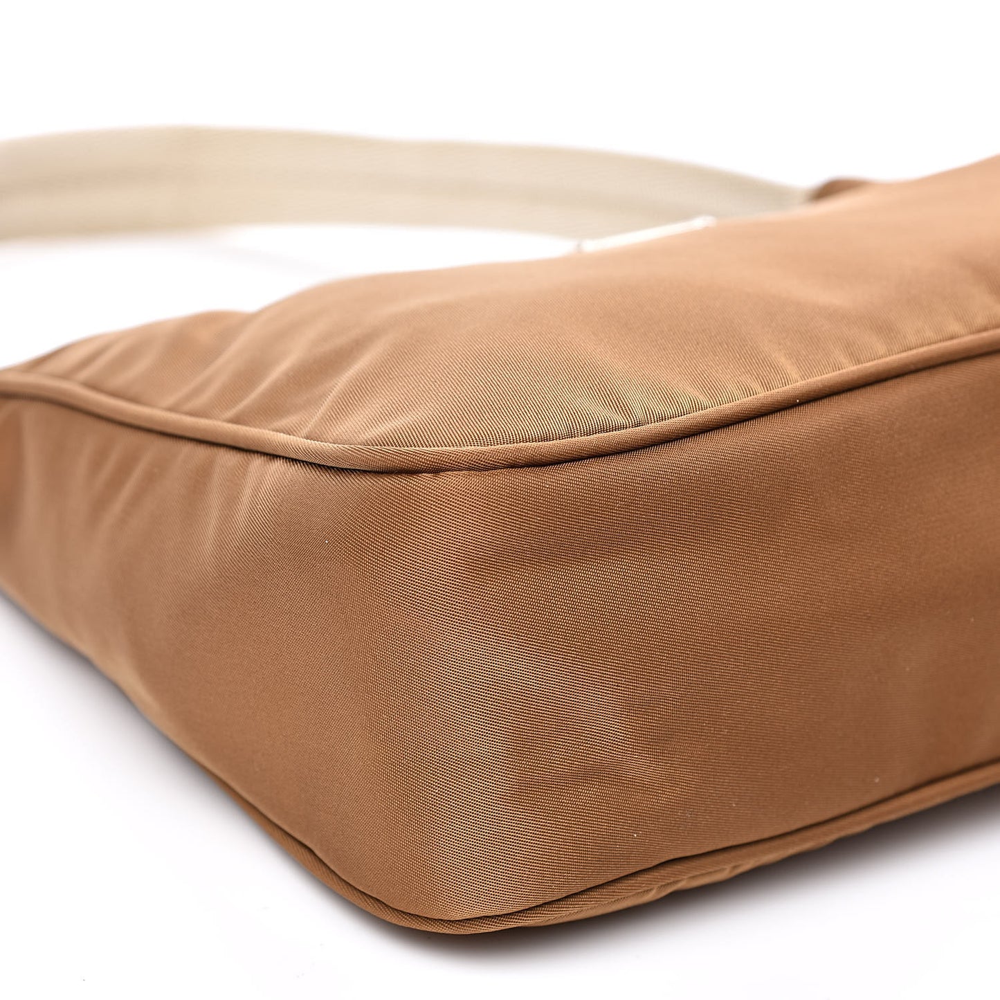 Tessuto Nylon Small Shoulder Bag Nocciolo