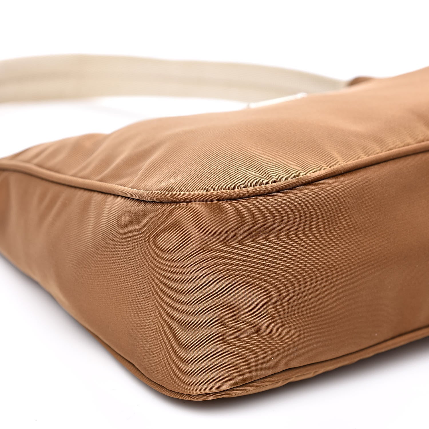Prada Tessuto Nylon Small Shoulder Bag Nocciolo 8 of 10