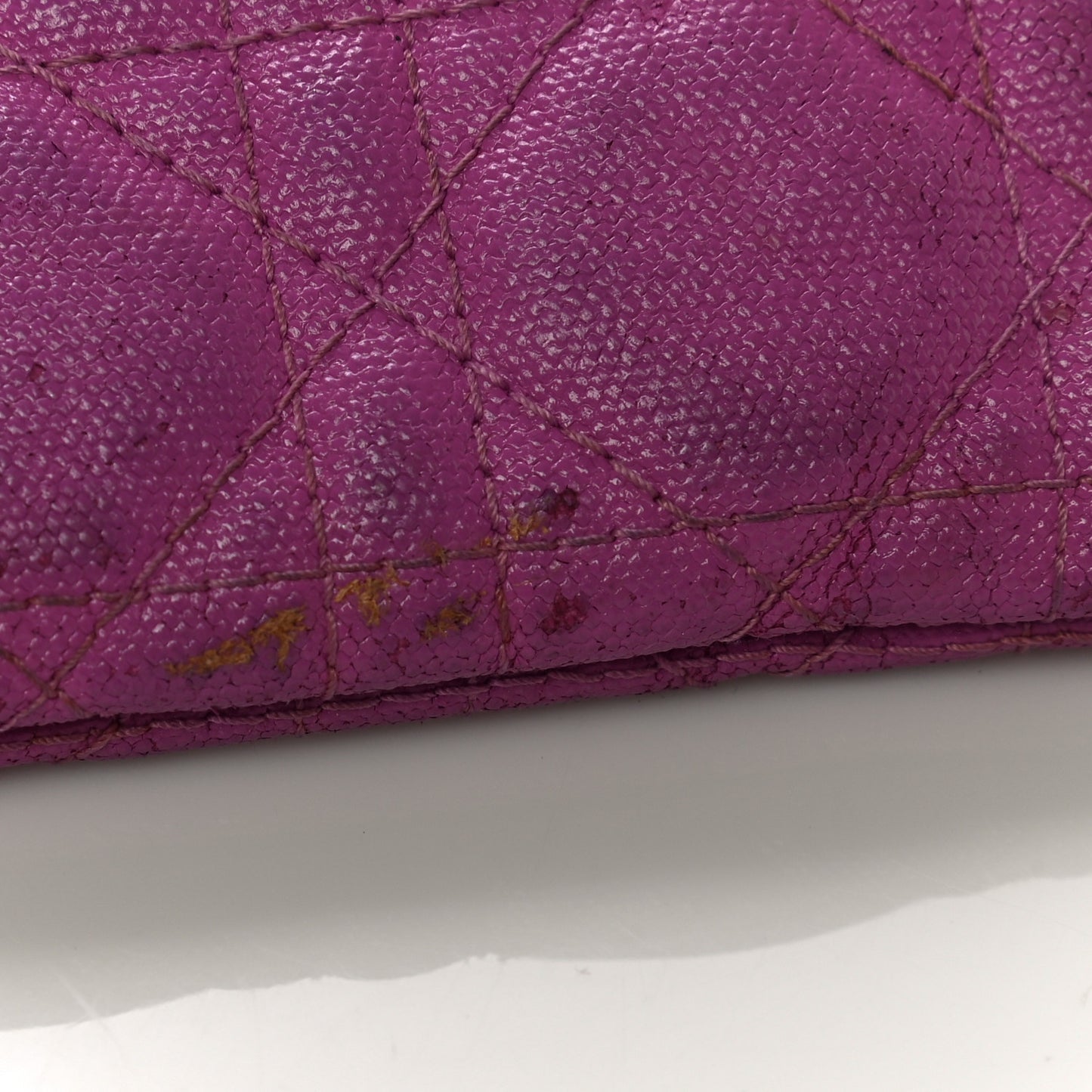 Coated Canvas Cannage Panarea Pouch Purple