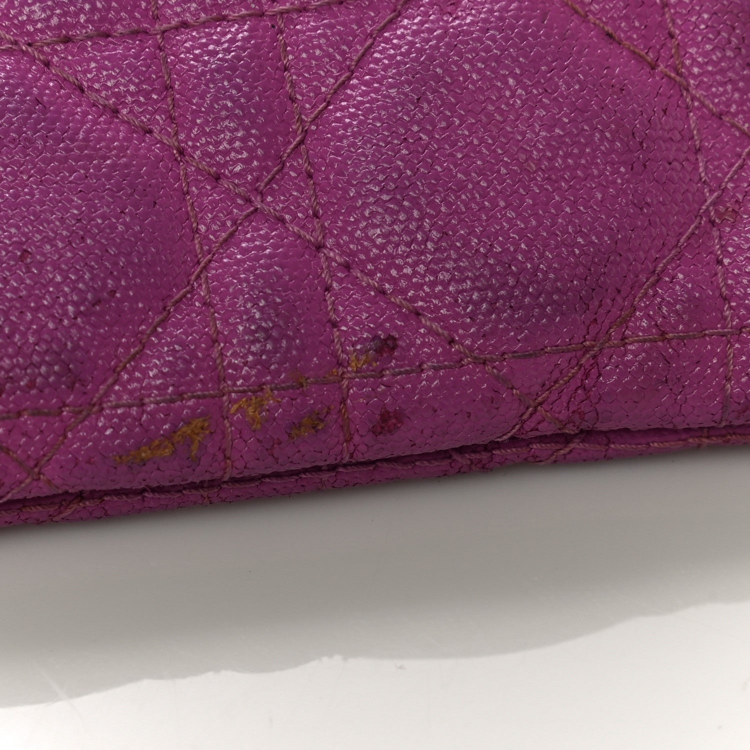 Christian Dior Coated Canvas Cannage Panarea Pouch Purple 16 of 16