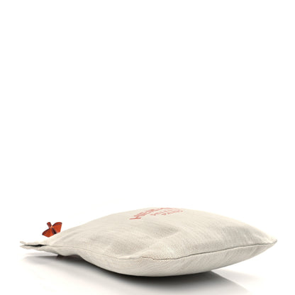 Hermes Canvas Swift Aline Grooming Bag Orange 4 of 9