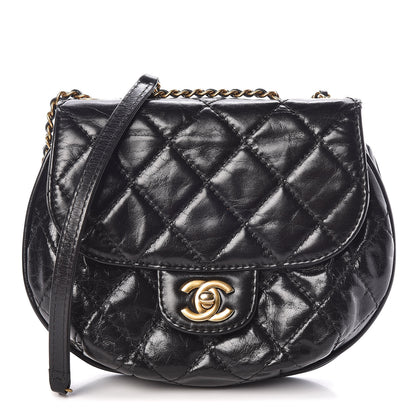 Chanel Aged Calfskin Small Bubble CC Flap Black 1 of 12