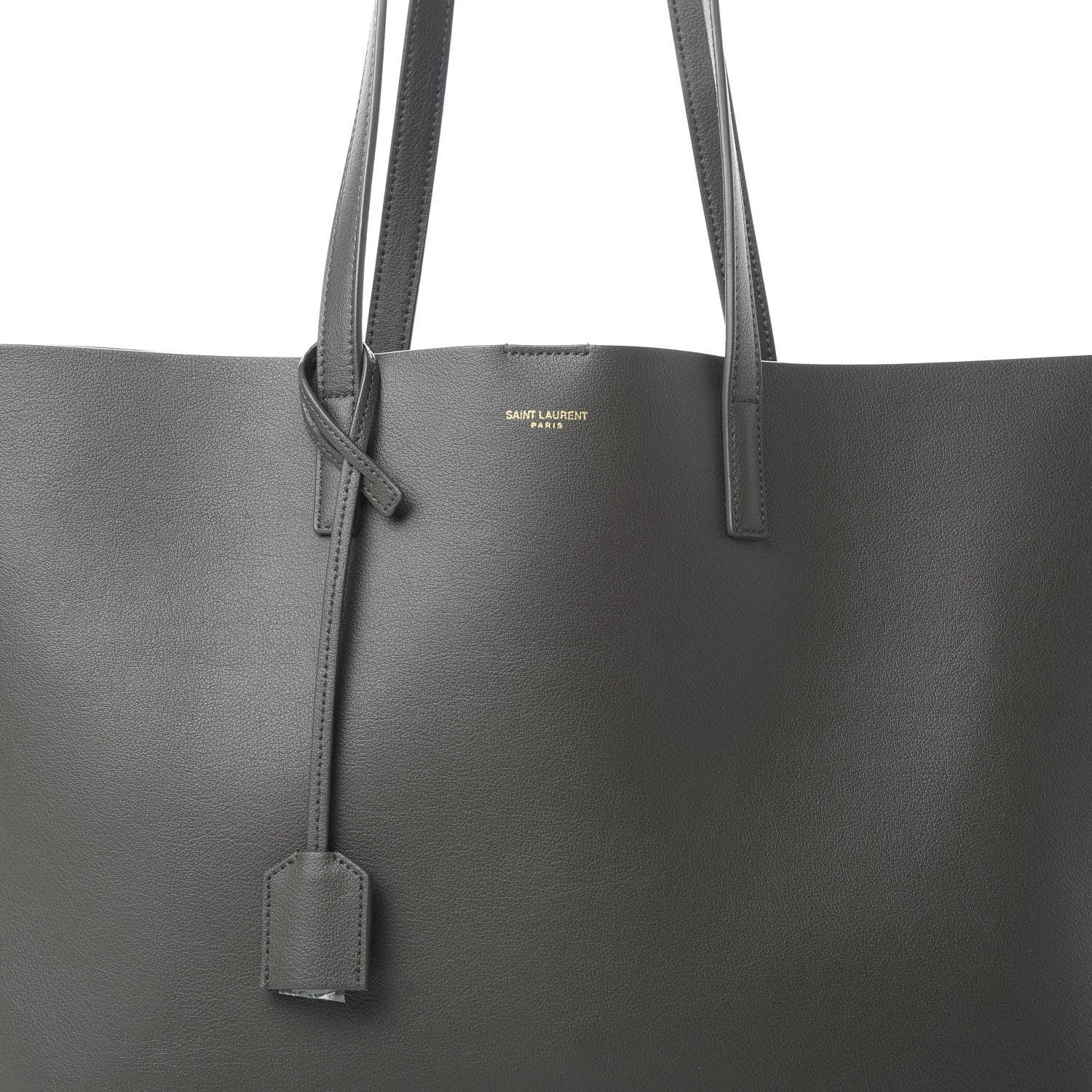 Saint Laurent Calfskin Large Shopping Tote Pebble 9 of 11