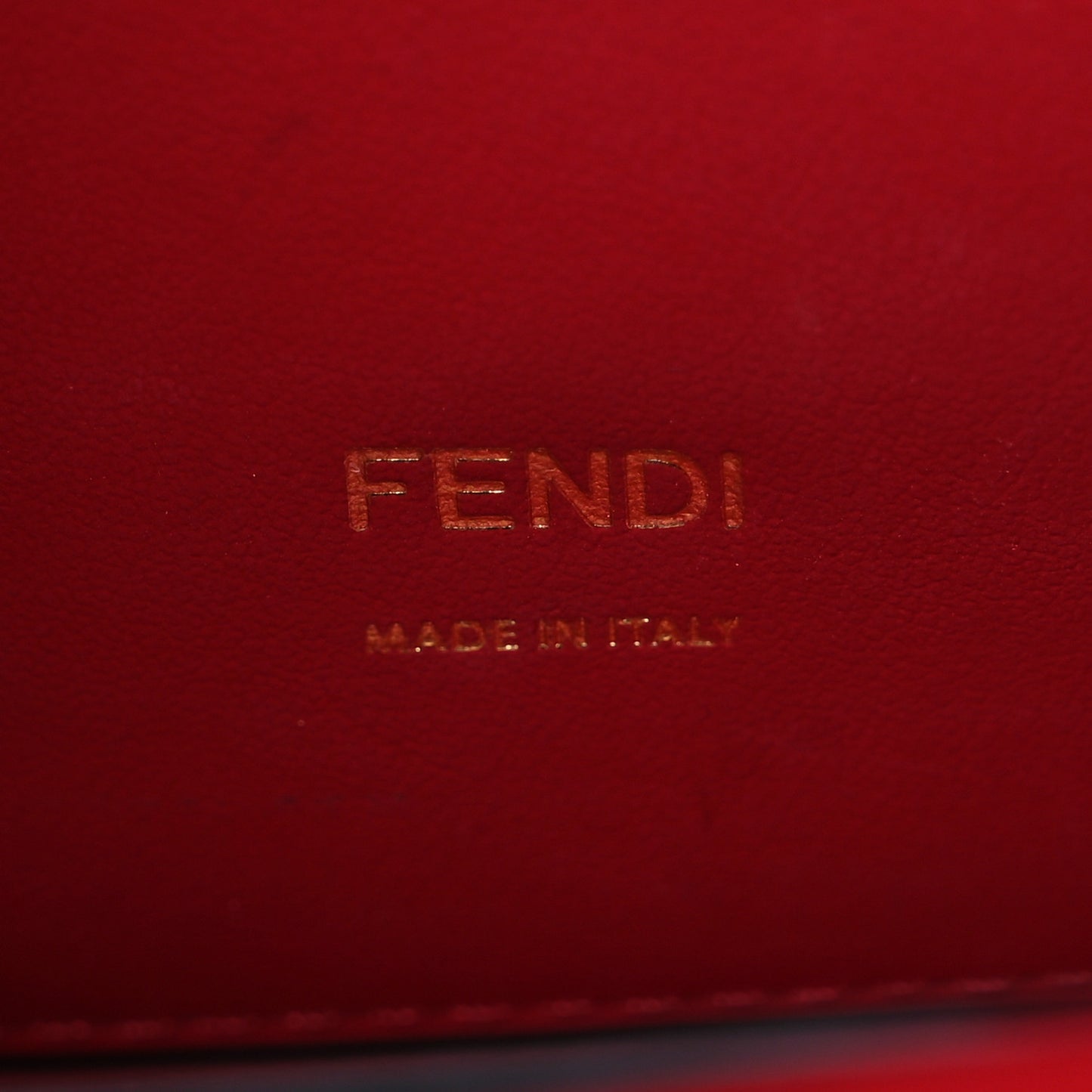 Vitello Grace F is Fendi Kan U Shoulder Bag Black