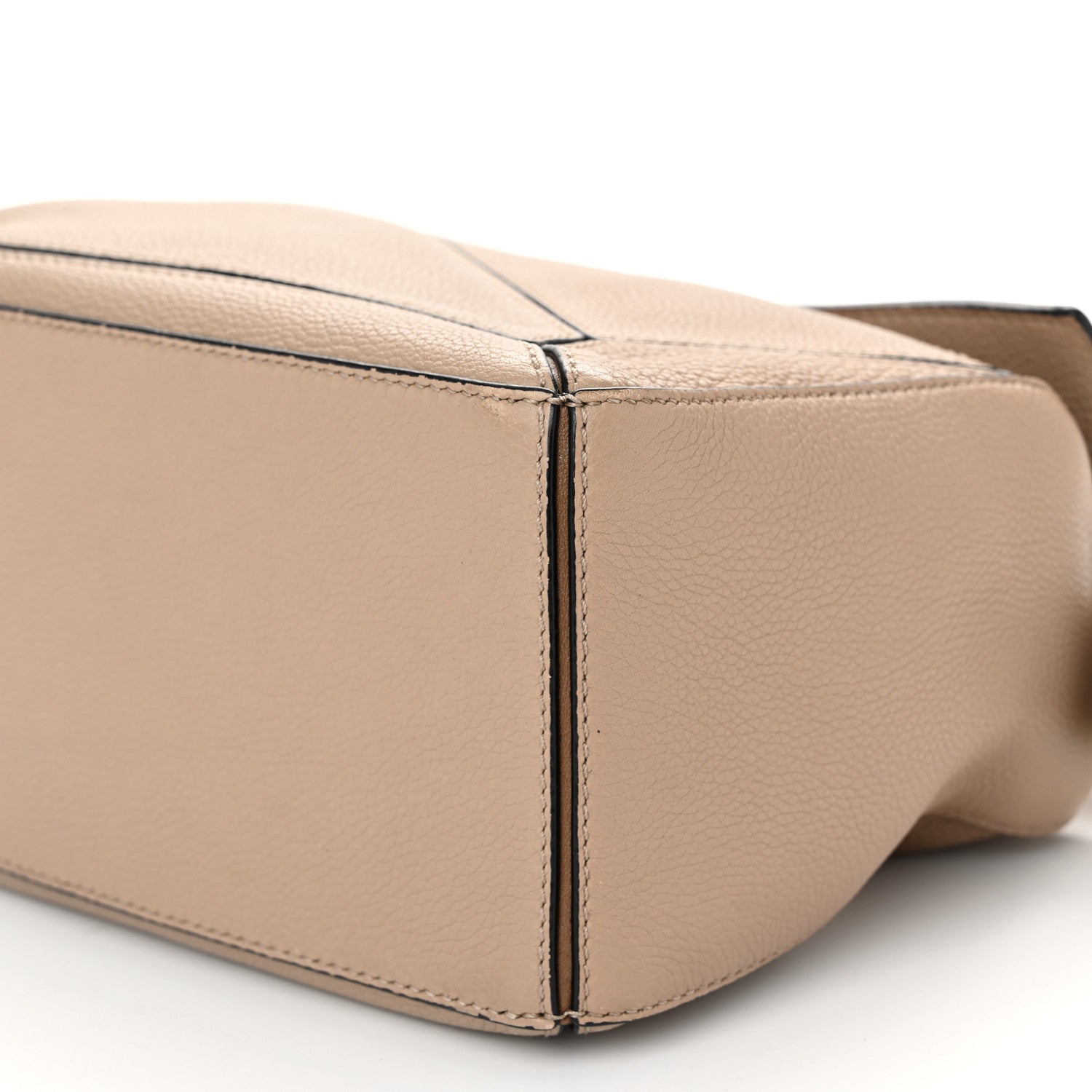 Loewe Grained Calfskin Small Puzzle Bag Sand Mink 10 of 10