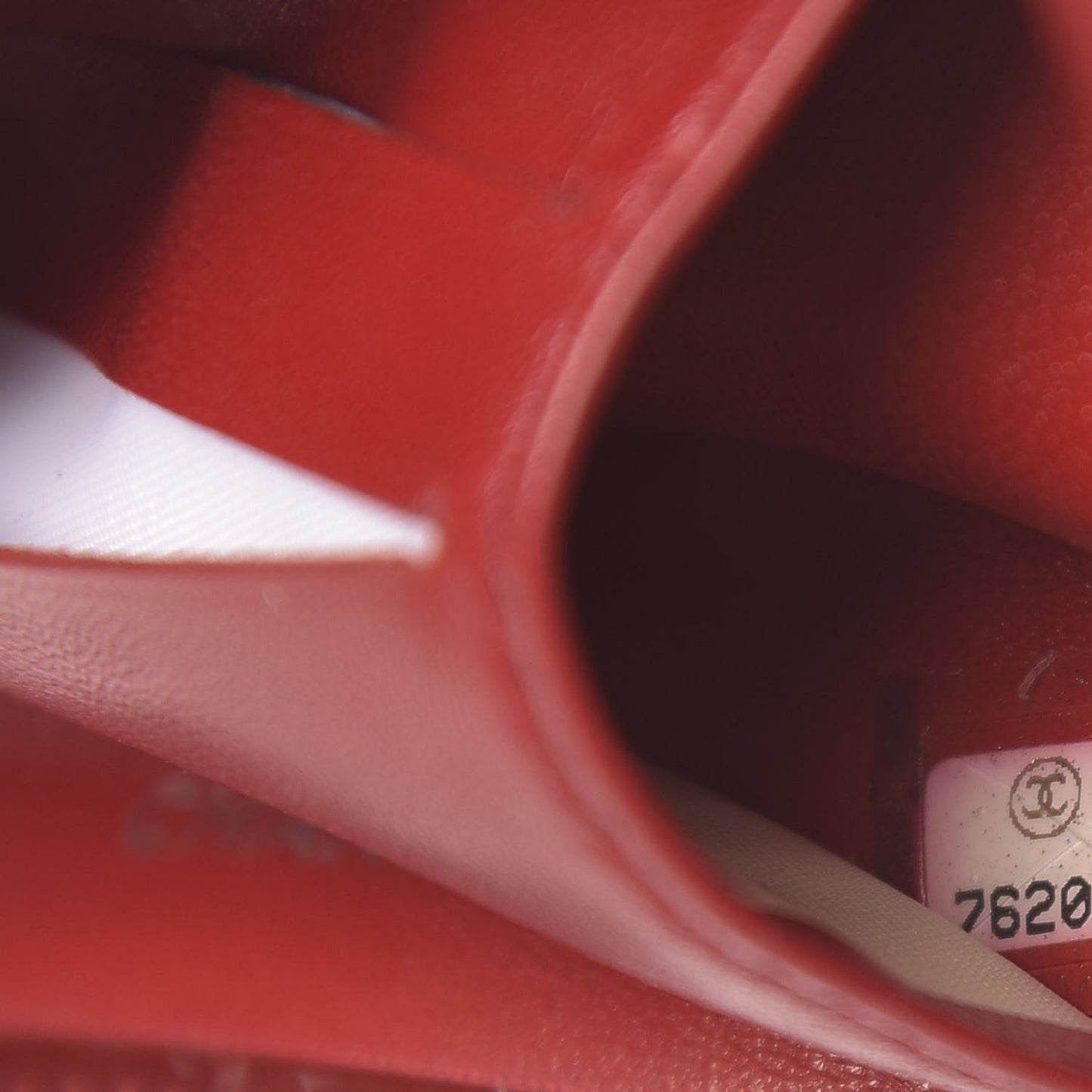 Patent Bi-Fold Wallet Red