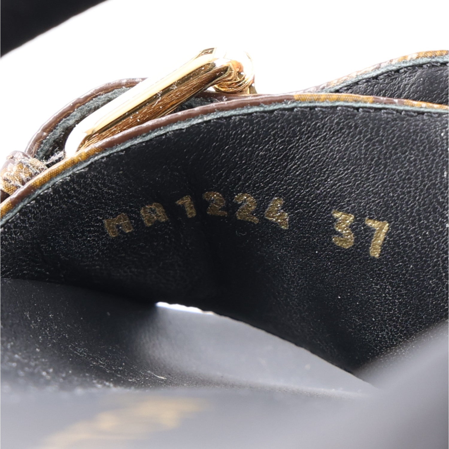 Louis Vuitton Monogram Bom Dia Mule Sandals 37 Black 10 of 10